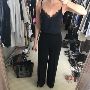 NWT ZARA NAVY AND BLACK JUMPSUIT SIZE XS